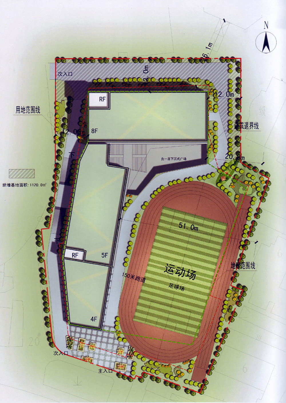 新校园总平面图